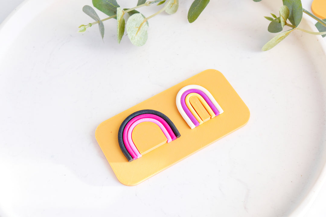 Polymer Clay Rainbow Earring Making Tool,