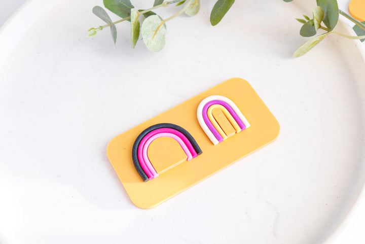 Polymer Clay Rainbow Earring Making Tool,