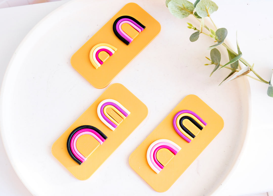 Polymer Clay Rainbow Earring Making Tool,