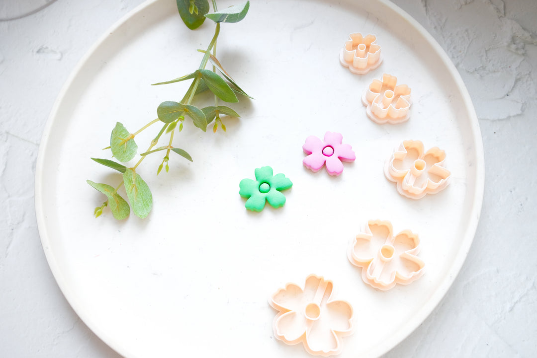 Easter flower Polymer Clay Cutter, Daisy Flower Polymer Clay Cutter, Flower Clay Cutter