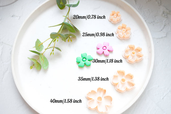 Easter flower Polymer Clay Cutter, Daisy Flower Polymer Clay Cutter, Flower Clay Cutter