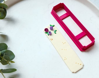 Bookmark Polymer Clay Cutter, Polymer Clay Cutter, Bangles shape cutters, Polymer clay bracelet shape cutter, Plant stick clay cutter