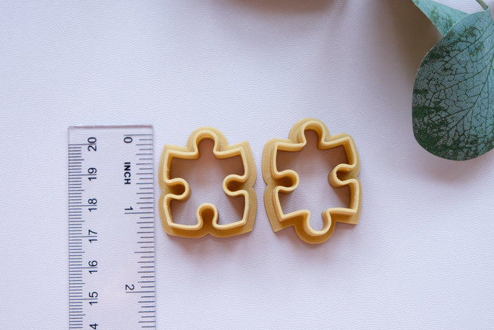 Puzzle Polymer Clay Cutter, Sugar cookie cutter, hair clip cutter, Puzzle piece cutter, Jewelry earring making tool, Fondant cutter