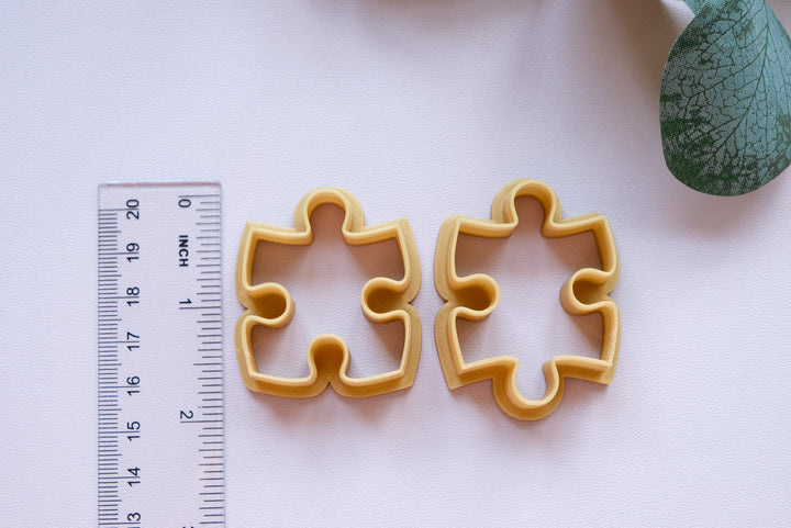 Puzzle Polymer Clay Cutter, Sugar cookie cutter, hair clip cutter, Puzzle piece cutter, Jewelry earring making tool, Fondant cutter