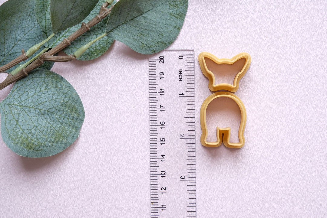 French bull dog cutter, Dog biscuit cutter, Dog cookie cutter, Dog clay cutter, Hair clip cutter, Earring cutter, Mini cookie cutter