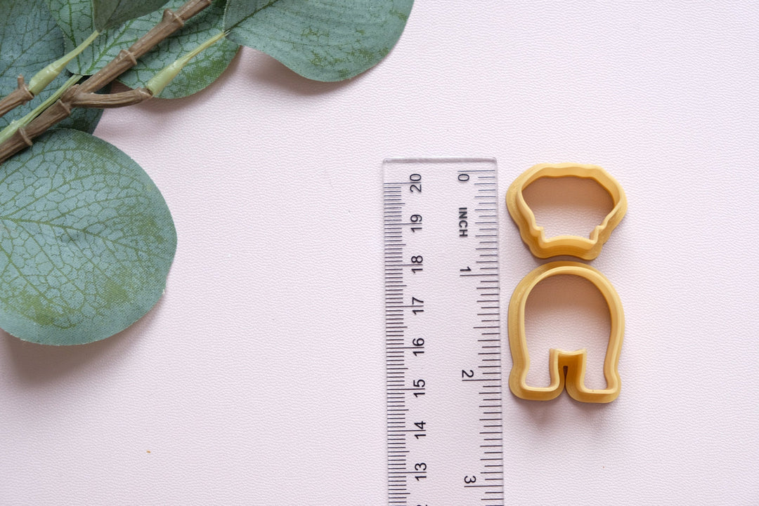 Dog earring cutter, Dog biscuit cutter, Dog earring cutter, Dog clay cutter set, Hair clip cutter, Earring cutter, Mini cookie cutter