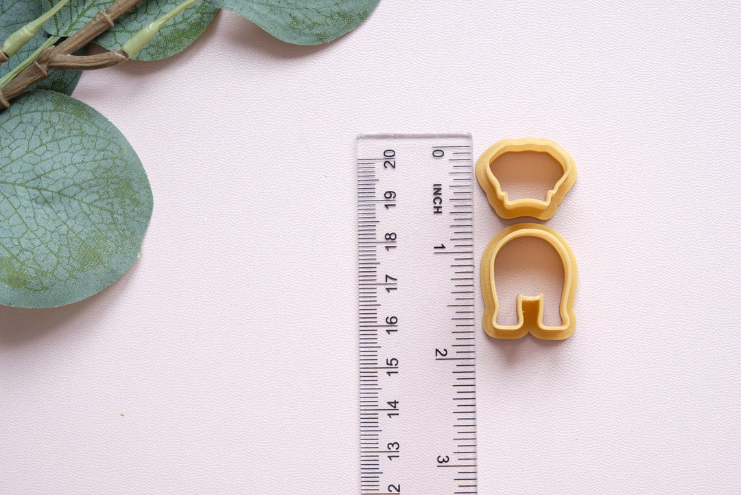 Dog earring cutter, Dog biscuit cutter, Dog earring cutter, Dog clay cutter set, Hair clip cutter, Earring cutter, Mini cookie cutter