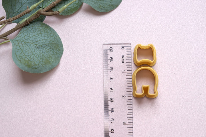 Bull dog cutter, Dog biscuit cutter, Dog cookie cutter, Dog clay cutter, Hair clip cutter, Earring cutter, Mini cookie cutter