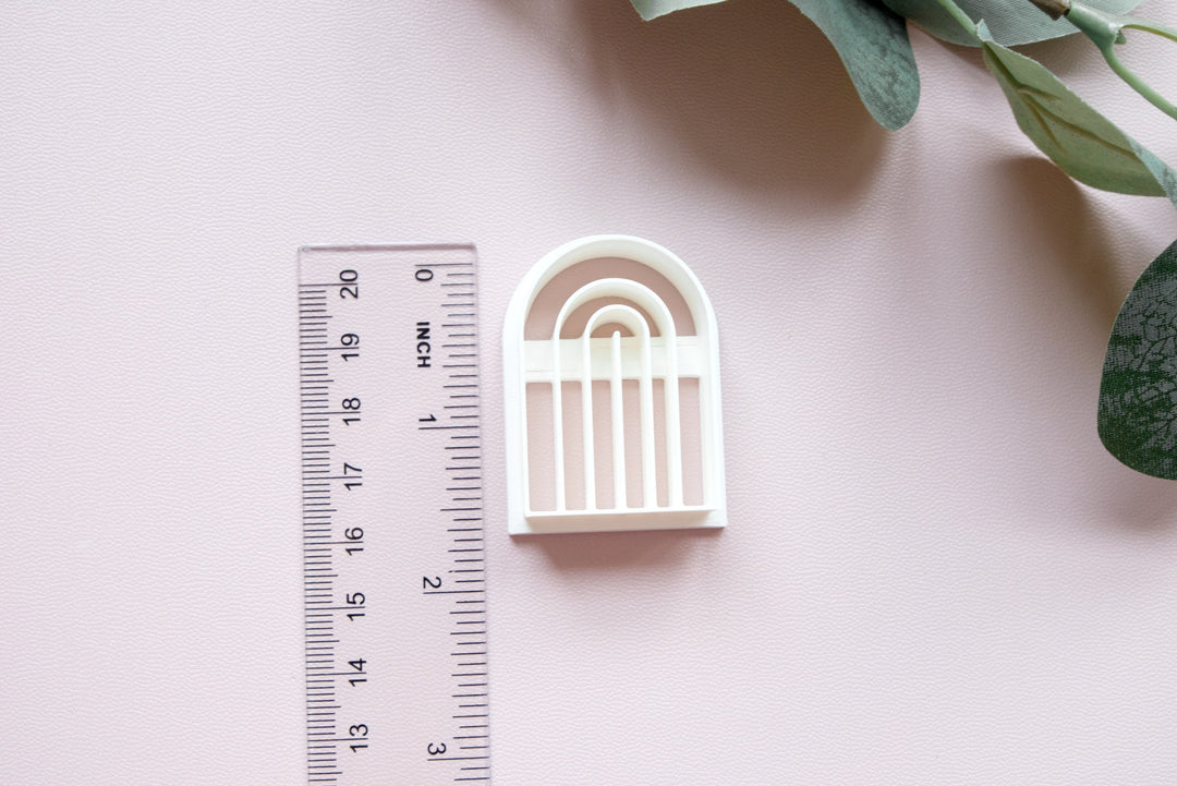 Arch polymer clay cutters, Mini cookie cutters, Hair clip cutter, Geometric shape, Custom cookie cutter, Earring cutter