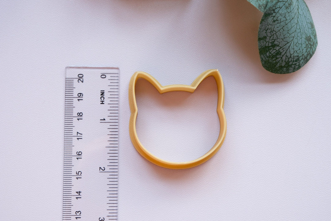 Cat earring clay cutter, Cat polymer clay cutter, Earring cutter, Earring clay cutter, Dough cutter, Cat sugar cookie cutter