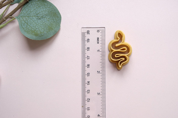 Snake clay cutter, Snake earrings, Snake jewelry, Snake cookie cutter, Earing making tools, Cookie cutters, Fondant cutter, Hair clip cutter