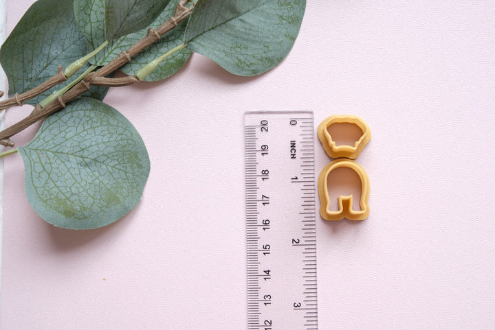 Dog earring cutter, Dog biscuit cutter, Dog earring cutter, Dog clay cutter set, Hair clip cutter, Earring cutter, Mini cookie cutter