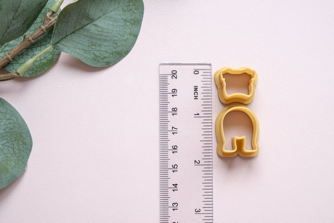 Dog clay earring cutter, Dog cutter, Dog polymer clay cutter, Dog fondant cutter, Hair clip cutter, Earring cutter, Mini cookie cutter