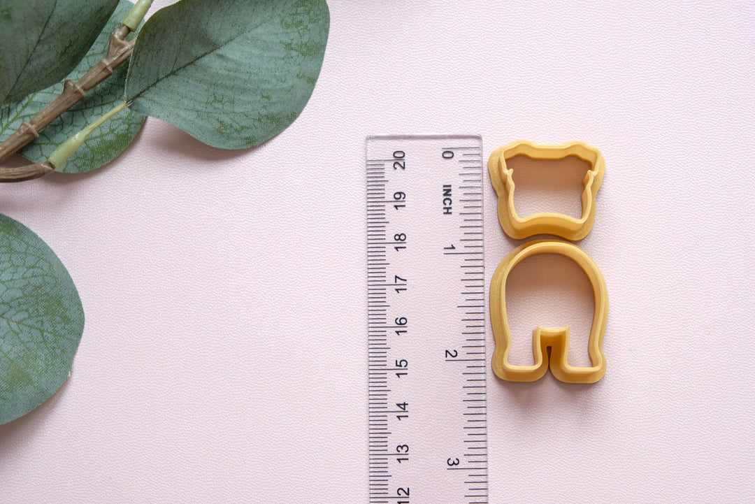 Dog clay earring cutter, Dog cutter, Dog polymer clay cutter, Dog fondant cutter, Hair clip cutter, Earring cutter, Mini cookie cutter