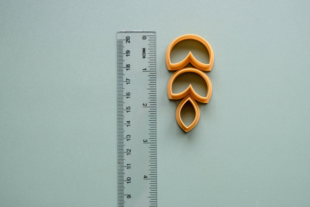 Flower shape cutter, Hair clip cutter, Biscuit cutter, Clay Cutter, Clay earrings cutter, Geometric cutter, Circle cutter, Minimalist cutter