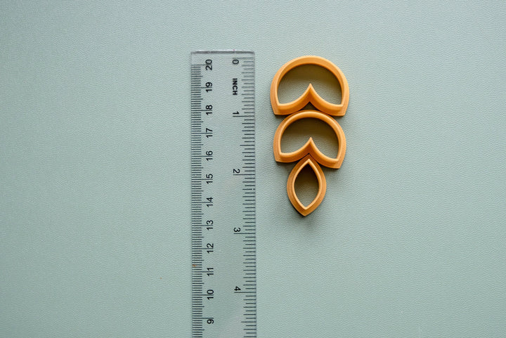 Flower shape cutter, Hair clip cutter, Biscuit cutter, Clay Cutter, Clay earrings cutter, Geometric cutter, Circle cutter, Minimalist cutter