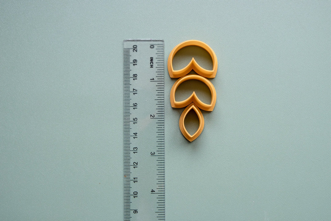 Flower shape cutter, Hair clip cutter, Biscuit cutter, Clay Cutter, Clay earrings cutter, Geometric cutter, Circle cutter, Minimalist cutter