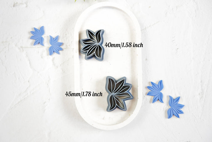 Flower hyacinth clay cutter, Flower earring cutter, Embossed flower Clay Cutter, Clay Cutters, Flower earrings, Polymer clay cutter set