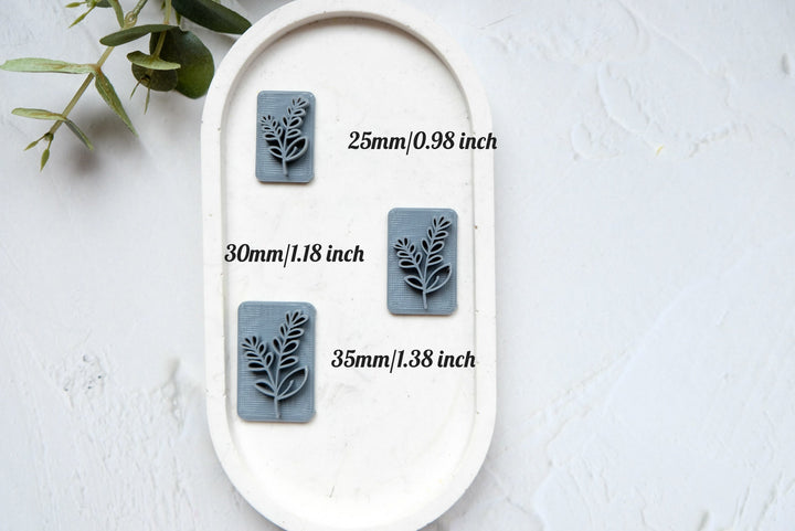 Leaves clay stamp, Flower clay stamp, Clay texture, Floral stamps, Leave and flower stamps, Earring making tools, clay tool set