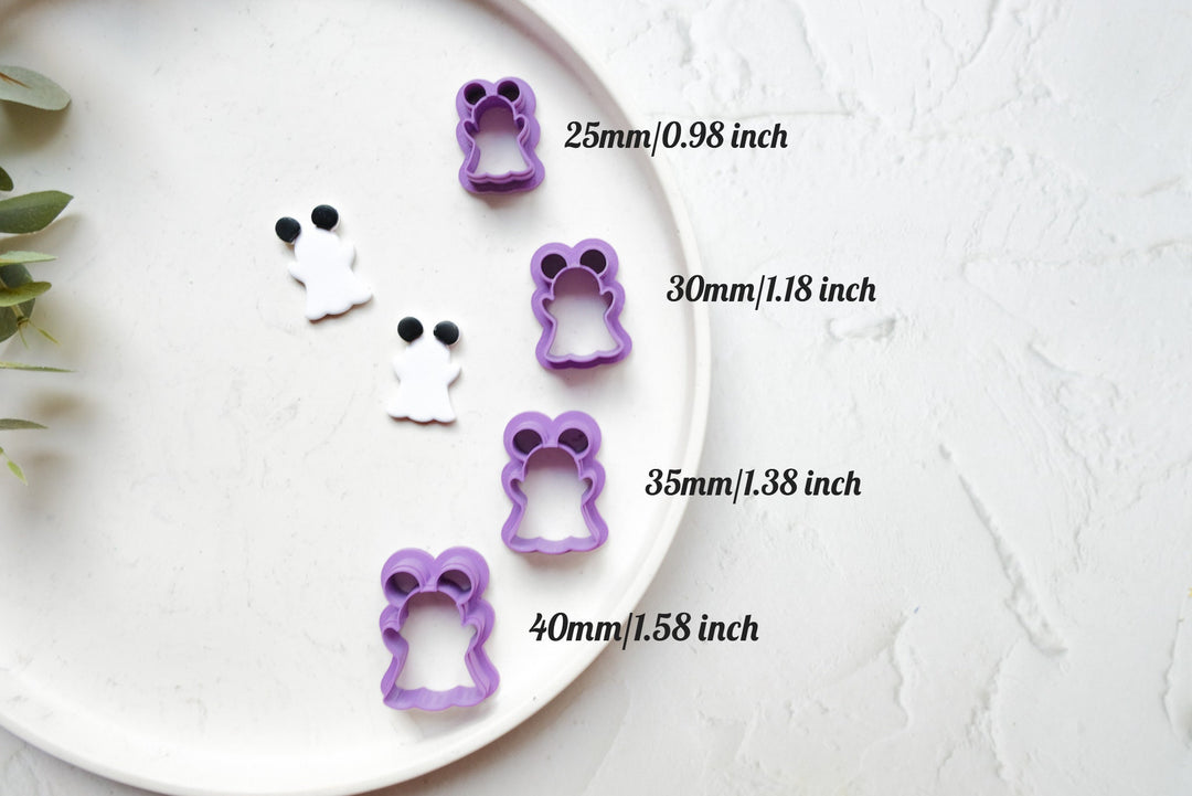 Halloween ghost clay cutter, Mickey clay cutter, Halloween cutter, Mickey ghost Clay Cutter, Disney earrings, Polymer clay cutter set