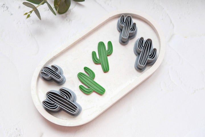 Cactus clay cutter, Cinco de Maya cutter, Earring clay cutter, Cactus earrings, Embossed cutter, Earring making tool