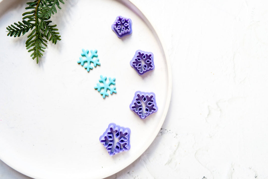 Christmas Snowflake Clay cutter, Christmas clay cutter, Christmas earrings, Scallop Snowflake clay cutter, Celebration clay cuttter