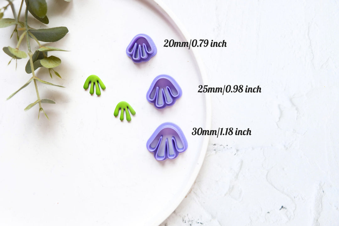 Matisse Polymer Clay Cutter (A), Plant Polymer clay cutter, Ocean life cutter, Clay texture, Flower print stamp, Earring making tools