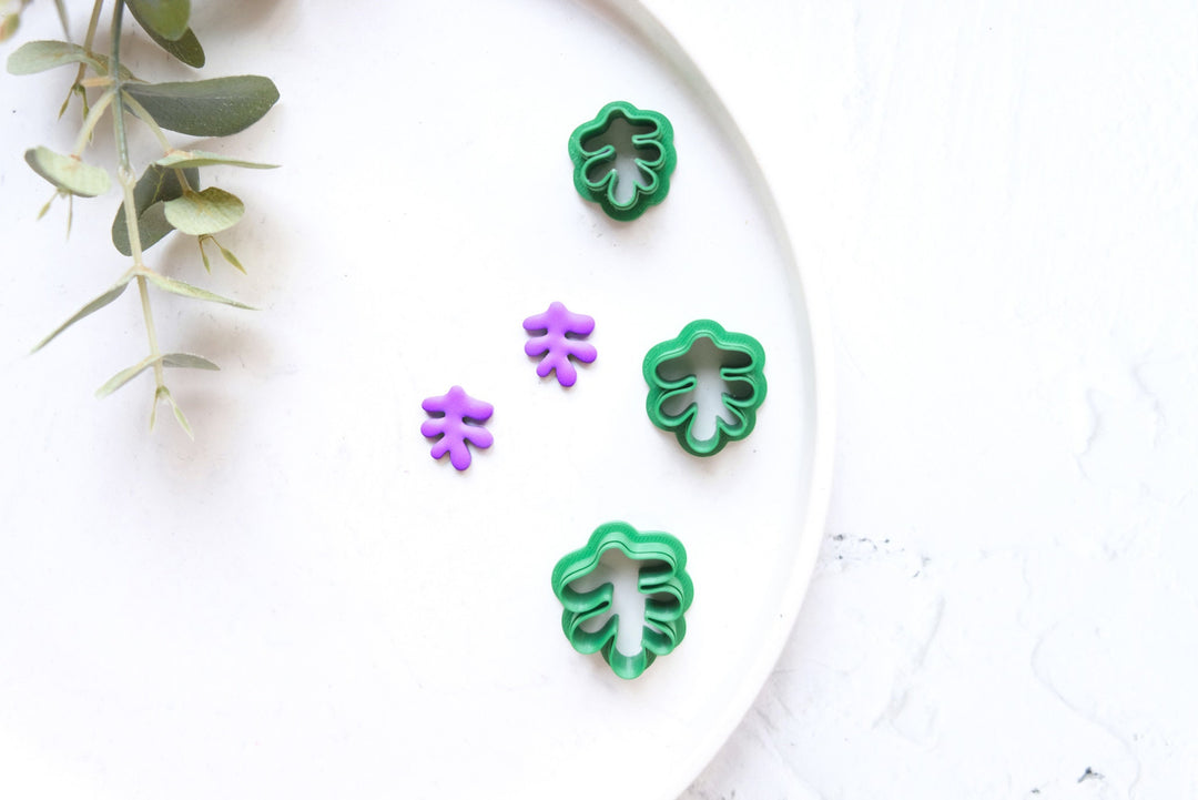 Matisse Polymer Clay Cutter (D), Ocean life Polymer clay cutter, Botanical print cutter, Clay texture, Flower stamp, Earring making tool