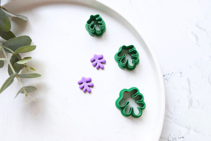 Matisse Polymer Clay Cutter (D), Ocean life Polymer clay cutter, Botanical print cutter, Clay texture, Flower stamp, Earring making tool