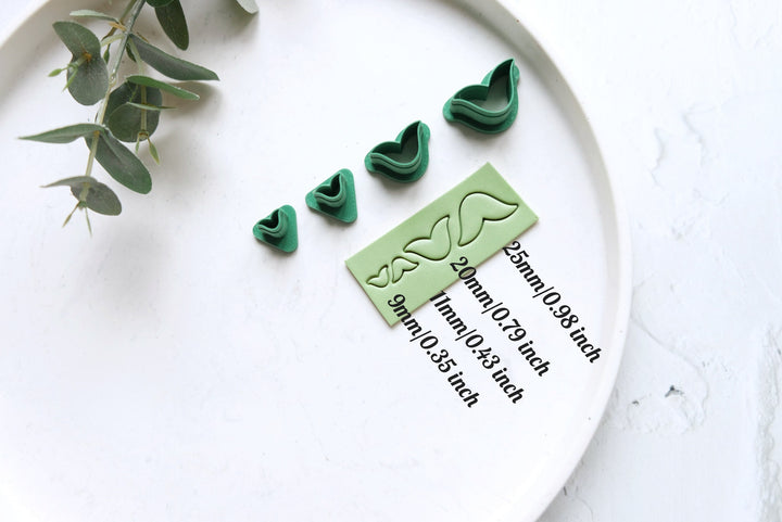 Flower & Leaf Polymer Clay Cutter Set | Mini Micro Clay Cutters for Earrings, Jewelry DIY Crafts