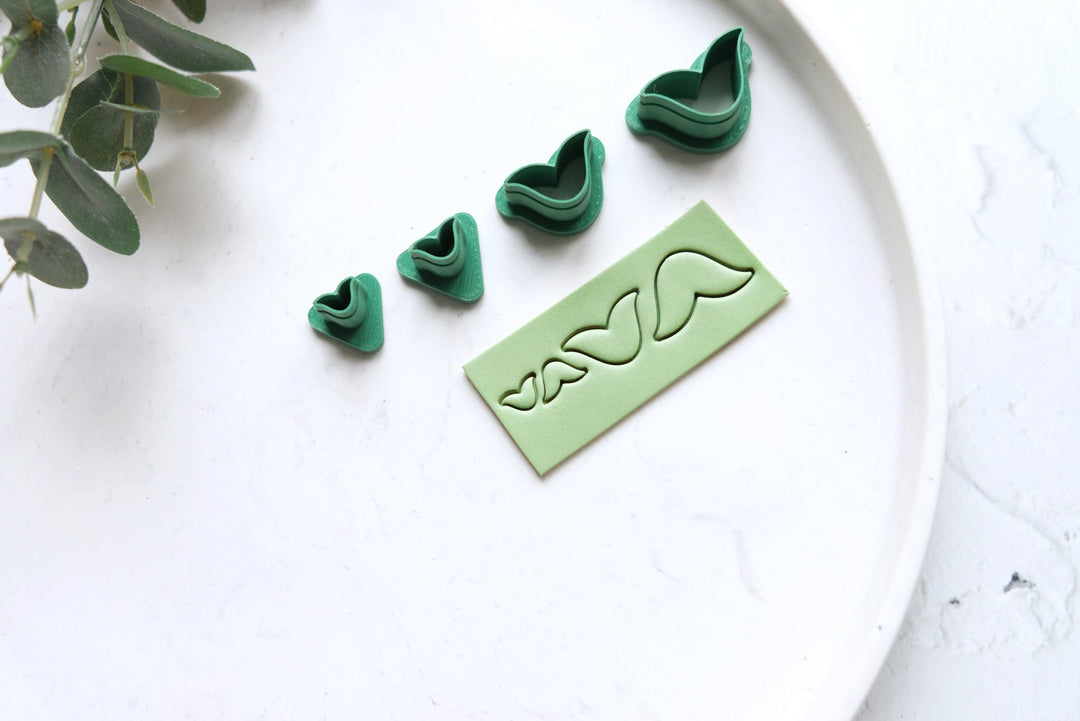 Flower & Leaf Polymer Clay Cutter Set | Mini Micro Clay Cutters for Earrings, Jewelry DIY Crafts