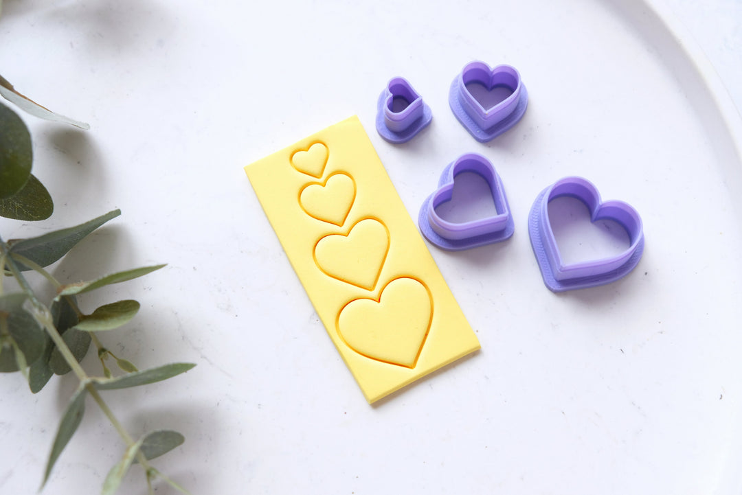 Heart clay cutter _ Polymer Clay Cutters _ Jewellery Tools _ Earring Making _ Clay Tools _ Valentine earring cutter _ Earring making tool