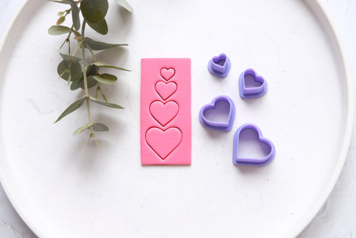 Organic Heart clay cutter _ Valentine Polymer Clay Cutters _ Jewellery Tools _ Earring Making _ Clay Tools _ Valentine earring cutter