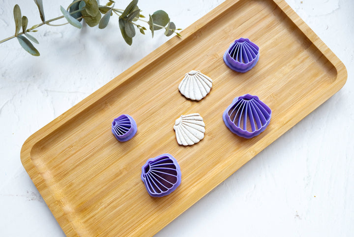 Shell Polymer Clay Cutter, Sea Clay Cutter, Sea earrings, Marine Clay cutter, Scallop cutter, Earring making tool, Clay tool