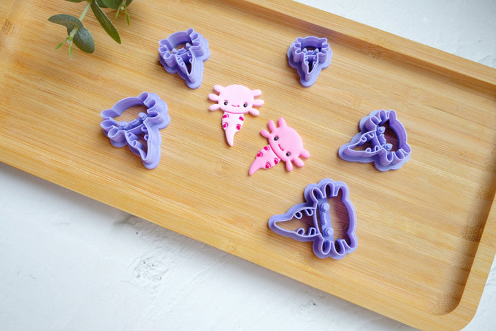 Axolotl Animals Polymer Clay Cutter, Sanrio Character Polymer clay cutter, Axolotl earring, Earring clay cutter, Sanrio cutter