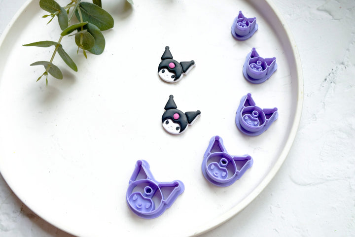 Witch Polymer Clay Cutter, Witch Polymer clay earrings, Cat earrings, Earring clay cutter, Cartoon Character Clay cutter