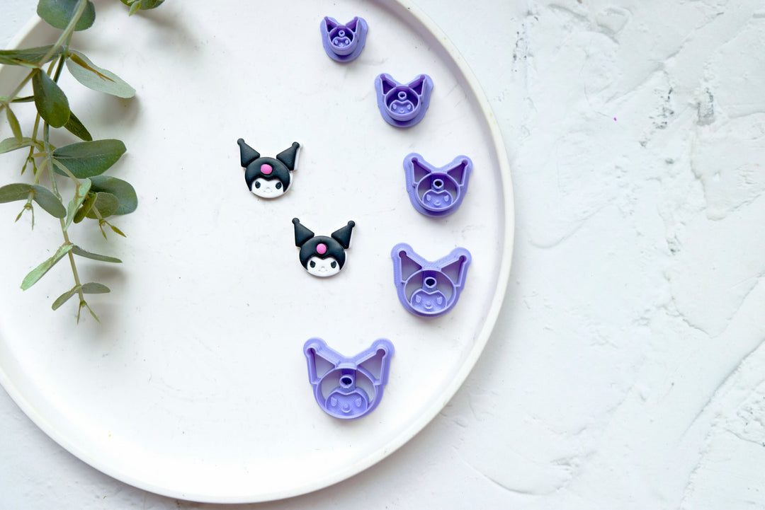 Witch Polymer Clay Cutter, Witch Polymer clay earrings, Cat earrings, Earring clay cutter, Cartoon Character Clay cutter