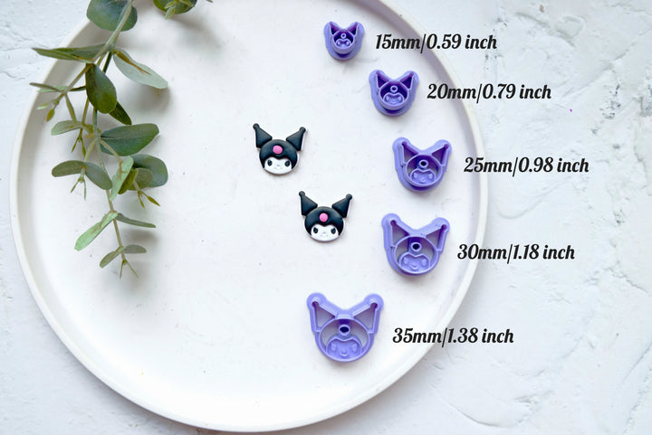 Witch Polymer Clay Cutter, Witch Polymer clay earrings, Cat earrings, Earring clay cutter, Cartoon Character Clay cutter