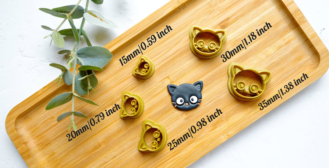 Chococat Polymer Clay Cutter, Cat Polymer clay cutter, Cat earrings, Earring clay cutter, Sanrio Character Clay cutter