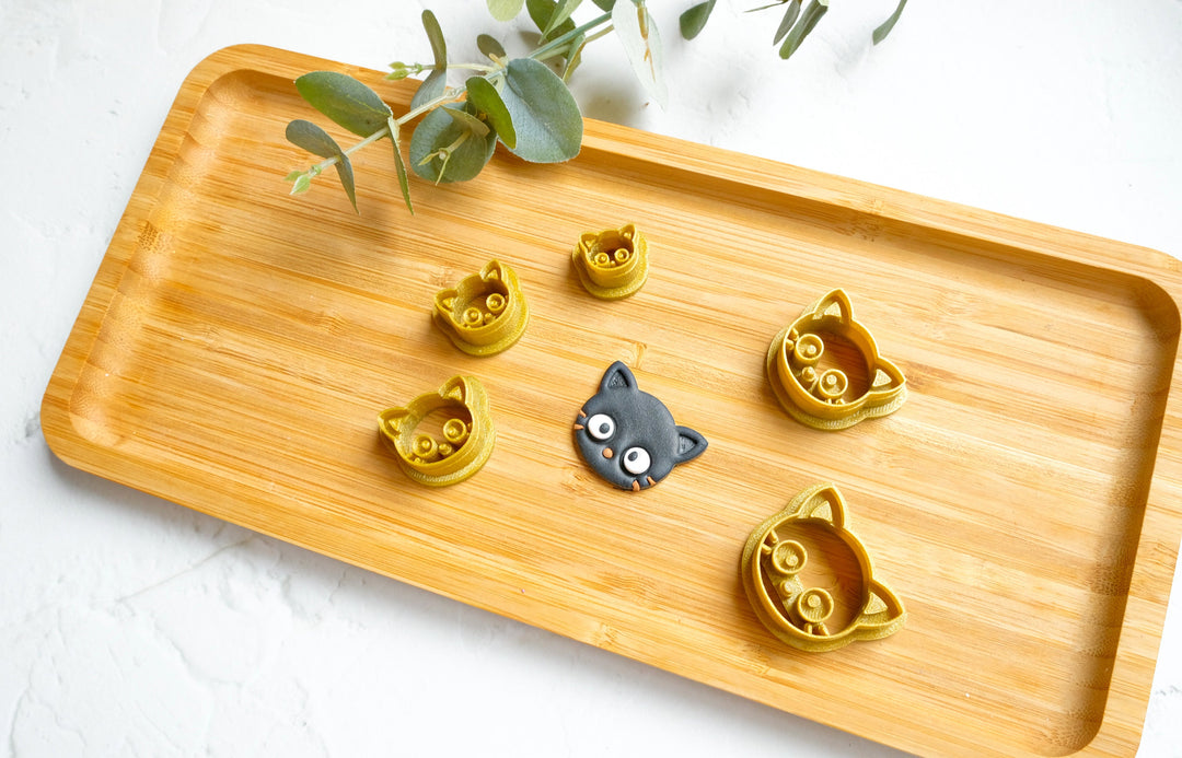 Chococat Polymer Clay Cutter, Cat Polymer clay cutter, Cat earrings, Earring clay cutter, Sanrio Character Clay cutter