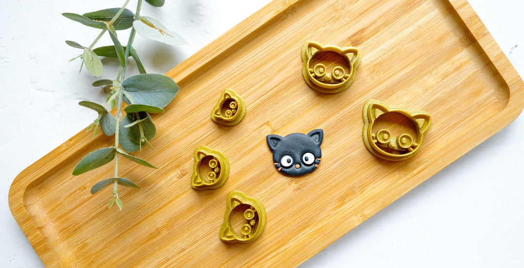 Chococat Polymer Clay Cutter, Cat Polymer clay cutter, Cat earrings, Earring clay cutter, Sanrio Character Clay cutter