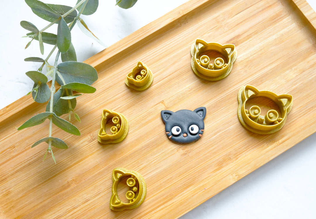 Chococat Polymer Clay Cutter, Cat Polymer clay cutter, Cat earrings, Earring clay cutter, Sanrio Character Clay cutter