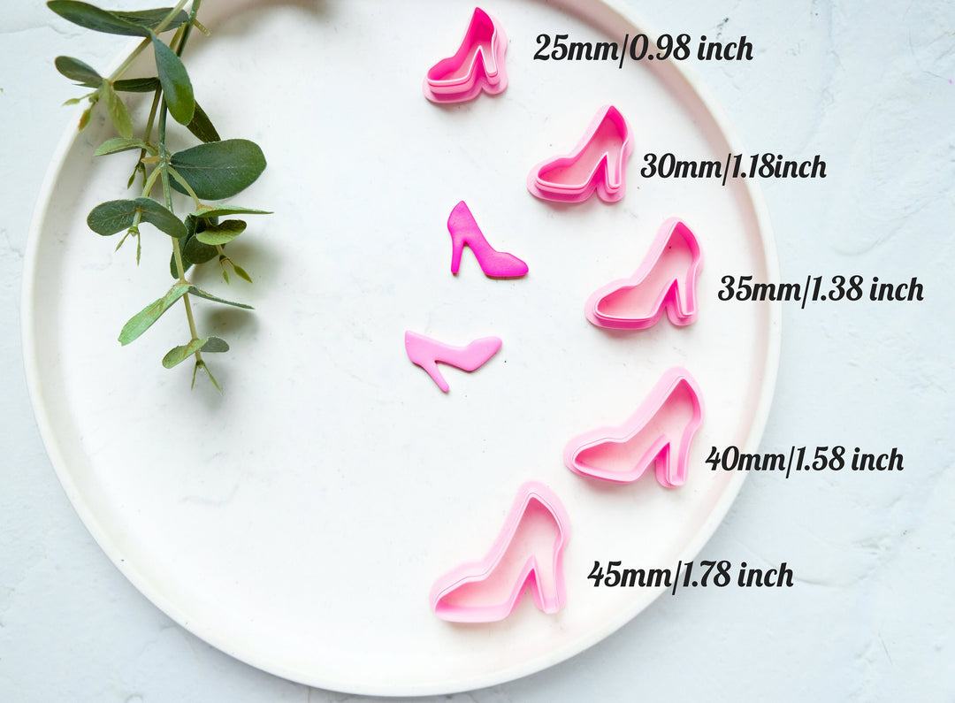 Barbie Shoe Polymer clay Cutter, High heel Polymer clay earrings, Barbie earring making tools, Barbie Clay earrings