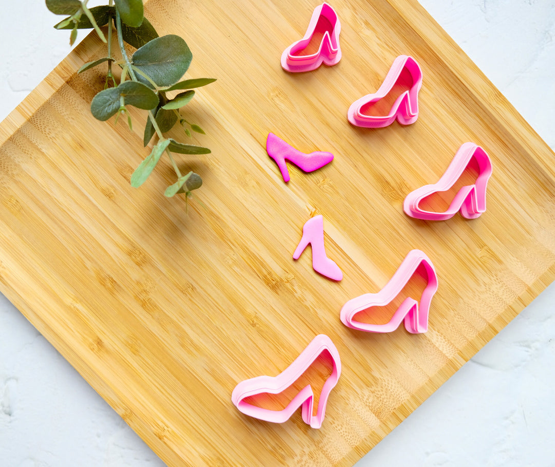 Barbie Shoe Polymer clay Cutter, High heel Polymer clay earrings, Barbie earring making tools, Barbie Clay earrings