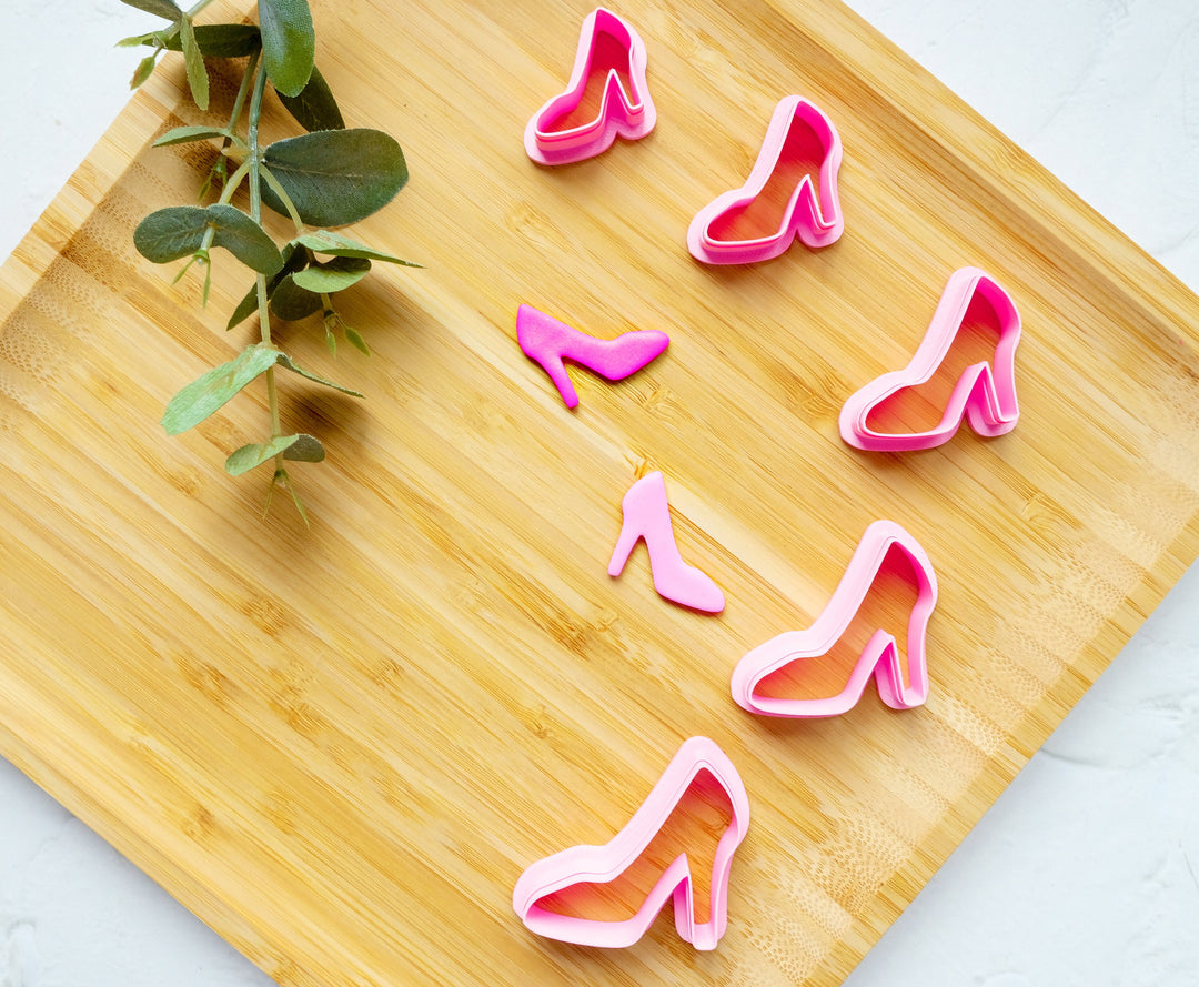 Barbie Shoe Polymer clay Cutter, High heel Polymer clay earrings, Barbie earring making tools, Barbie Clay earrings