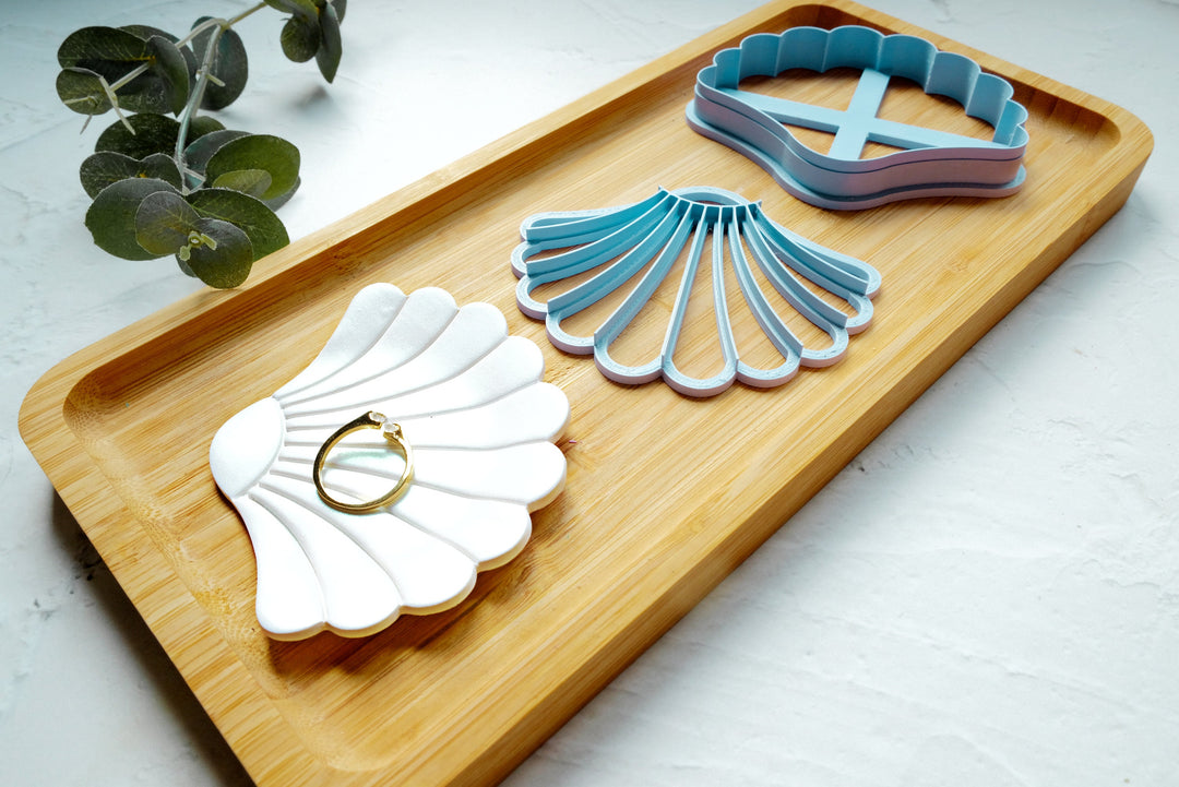 Shell Trinket Dish Polymer Clay Cutter, Shell Dish Clay cutter, Trinket Dish Cutter, Trinket Dish Marine Clay Cutter