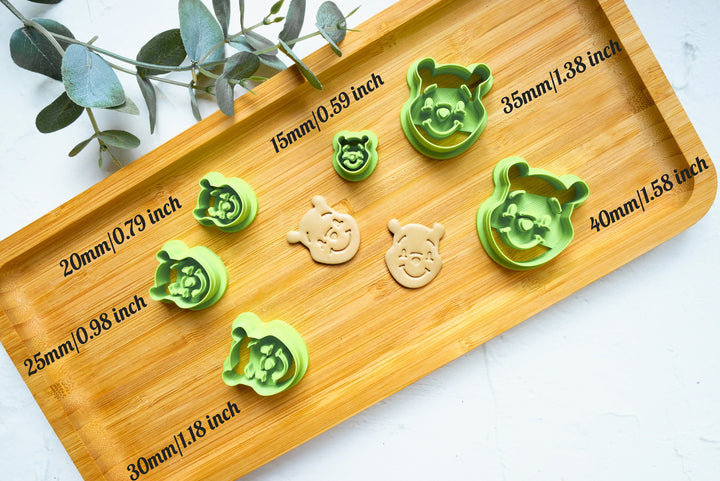 Bear Polymer clay cutter, The Bear Clay Cutter Earrings, Bear Clay Earrings, Clay Earring Making Tool