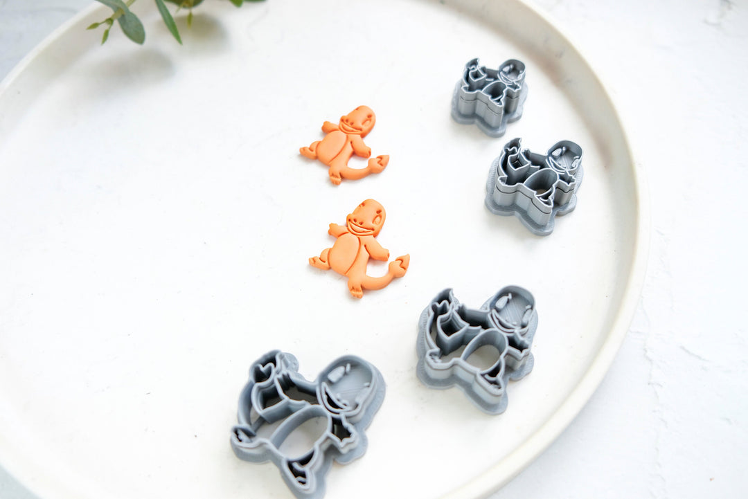 Lizard Polymer Clay Cutter, Cartoon Polymer Clay Cutter, Lizard clay earring, Earring clay cutter, Chameleon cutter