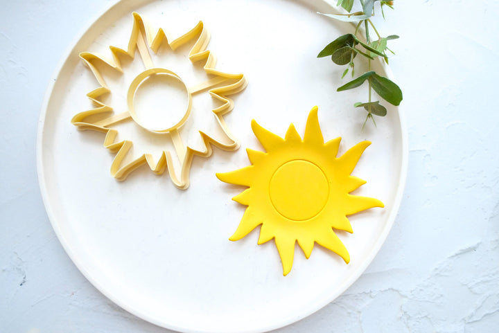 Sun Trinket Dish Polymer Clay Cutter, Sun Dish Clay cutter, Trinket Dish Cutter, Trinket Dish Summer Clay Cutter