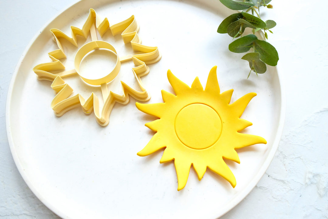 Sun Trinket Dish Polymer Clay Cutter, Sun Dish Clay cutter, Trinket Dish Cutter, Trinket Dish Summer Clay Cutter